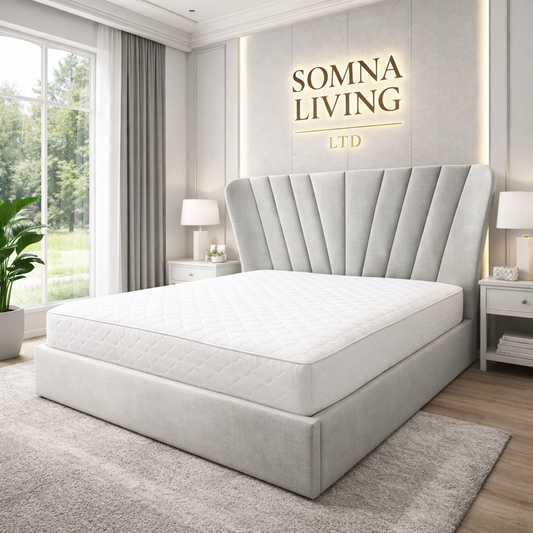 Kensington Panel Bedframe Plush Velvet