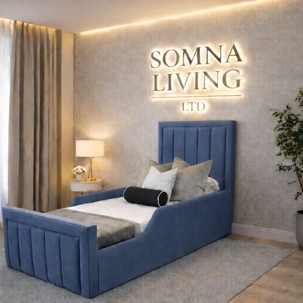 Panel Junior Bedframe Plush Velvet