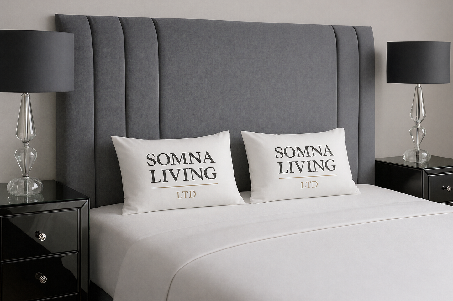 Windsor Panel Headboard Plush Velvet