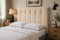 Upholstered Vertical Panel Headboard – Padded Contemporary Bedroom Headboard