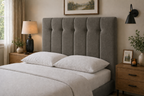Upholstered Vertical Panel Headboard – Padded Contemporary Bedroom Headboard