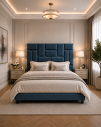 Luxury Pixel Plush Velvet Headboard only