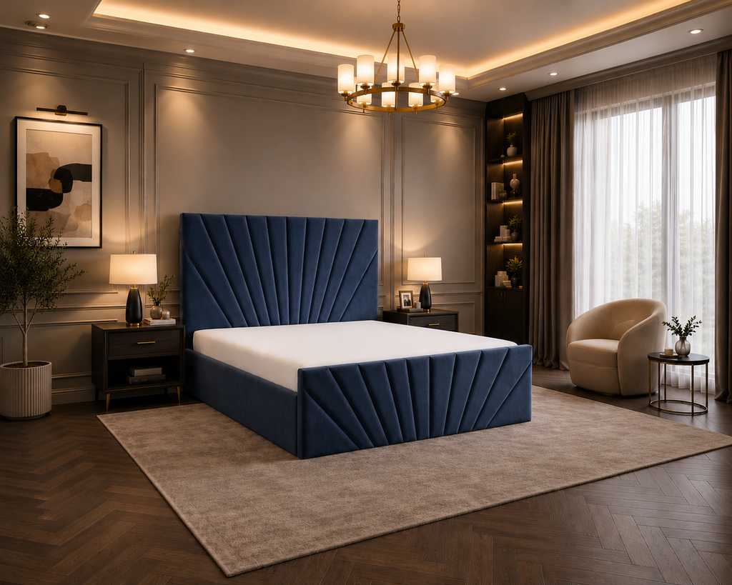 Sunrise Bedframe Plush Velvet