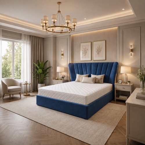 Kensington Panel Bedframe Plush Velvet