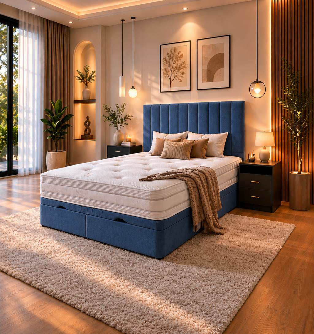 Verona Panel Ottoman Bed