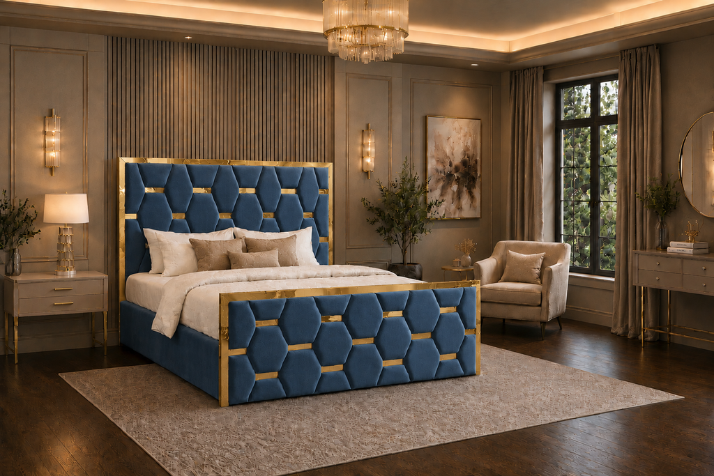 Valenza Bedframe Plush Velvet