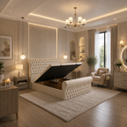 Sleigh Ottoman Bed