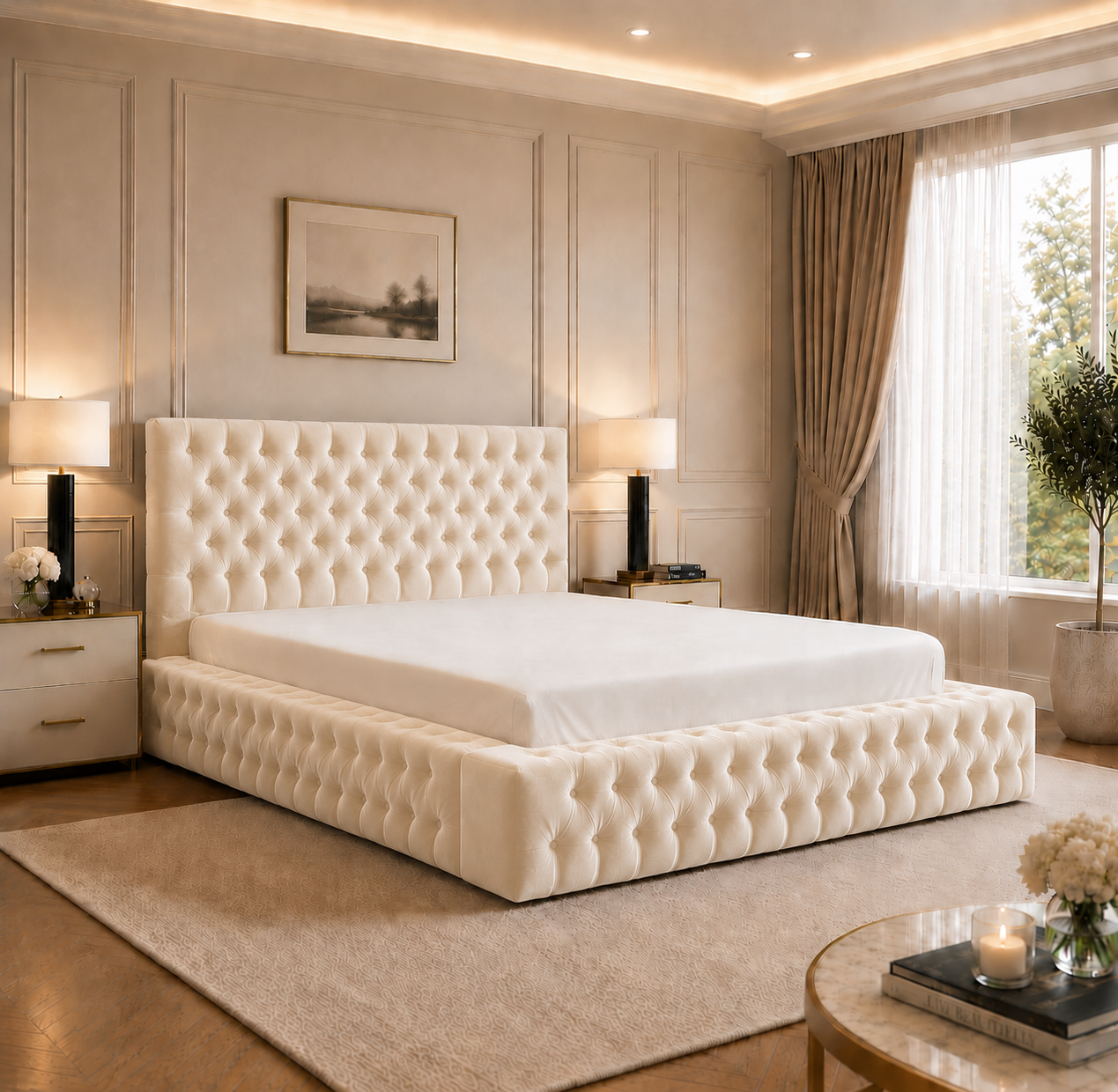Ambassador Bedframe Plush Velvet