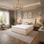 Kensington Panel Bedframe Plush Velvet