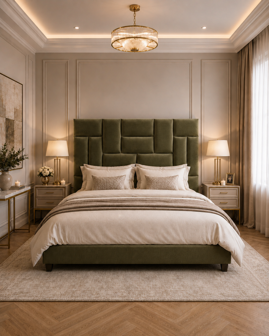 Luxury Pixel Plush Velvet Headboard only