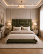 Luxury Pixel Plush Velvet Headboard only