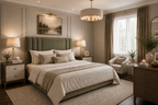 Windsor Panel  Plush Velvet Headboardonly