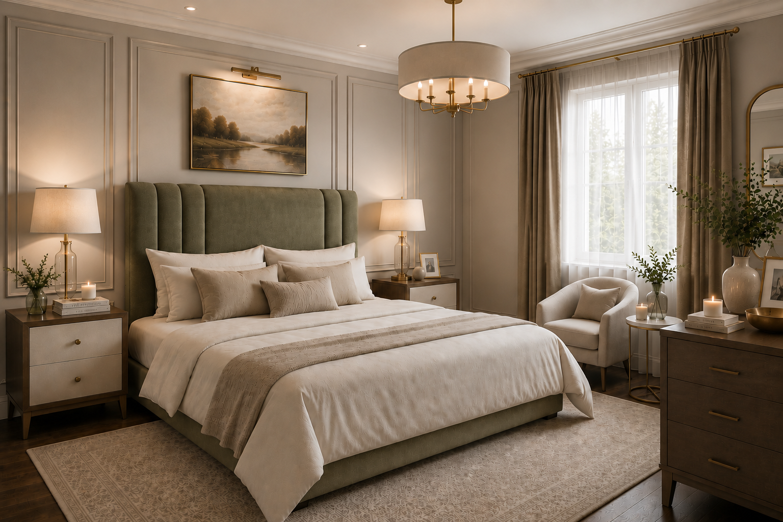 Windsor Panel  Plush Velvet Headboardonly