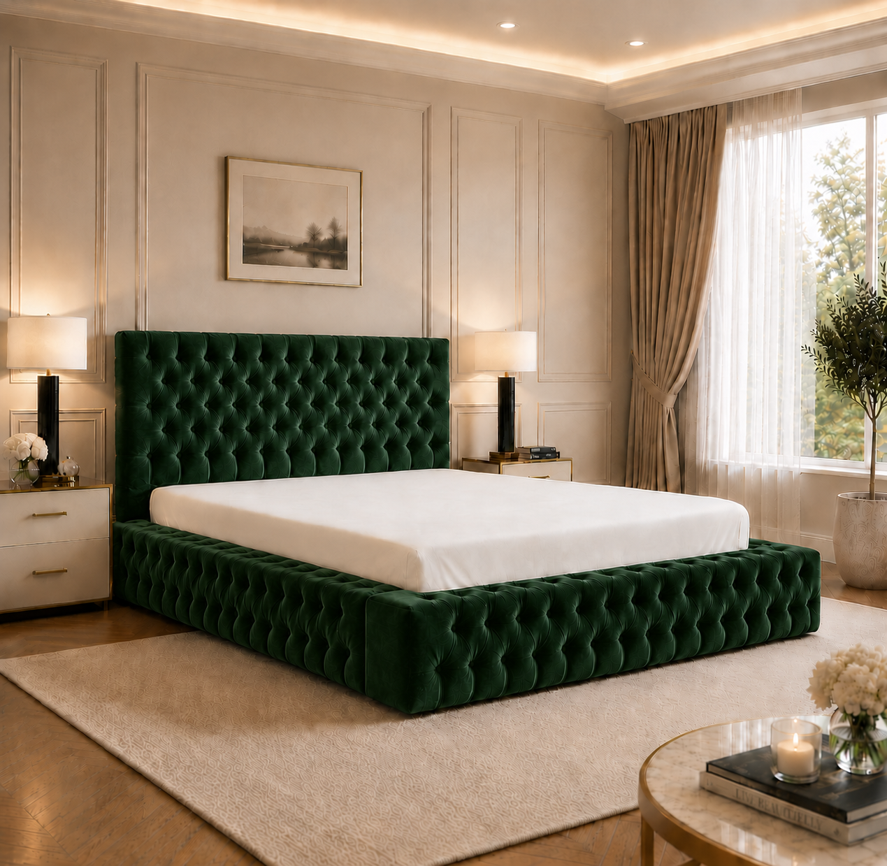 Ambassador Bedframe Plush Velvet