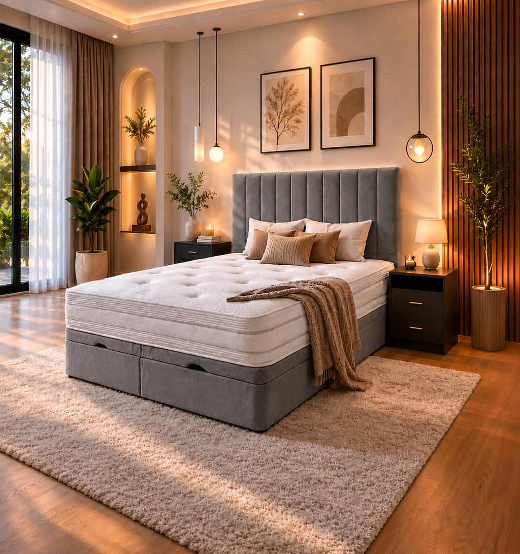 Verona Panel Ottoman Bed
