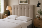 Upholstered Vertical Panel Headboard – Padded Contemporary Bedroom Headboard