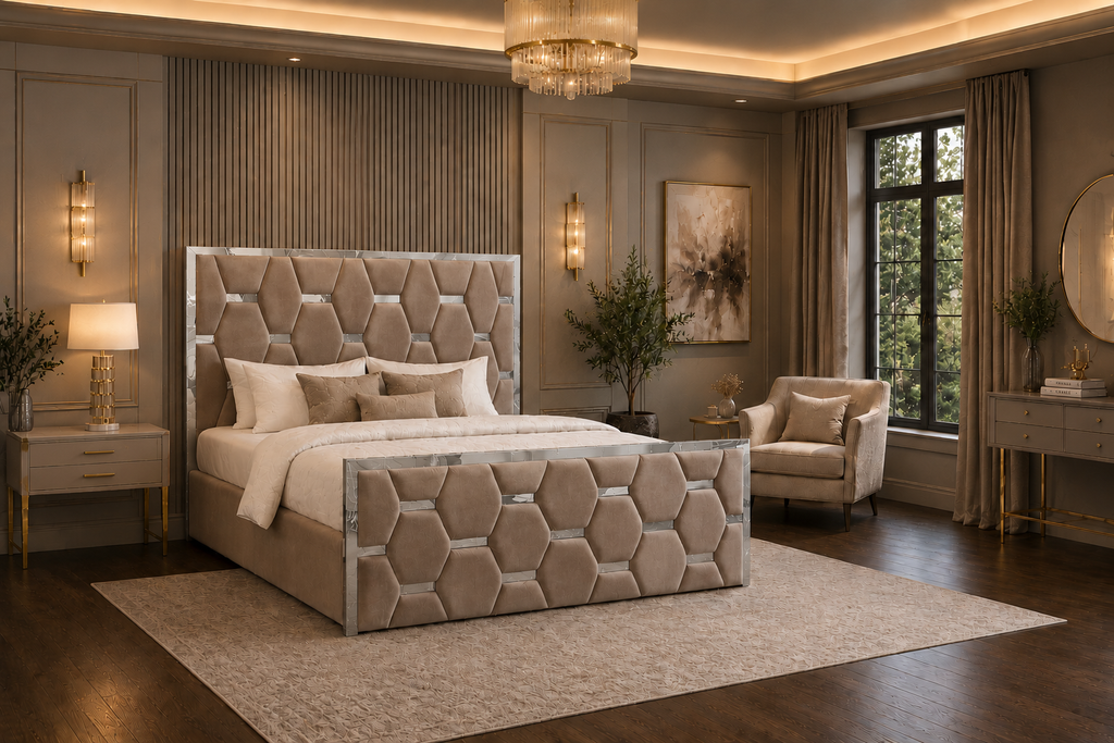 Valenza Bedframe Plush Velvet
