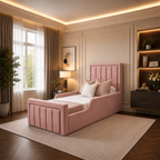 Panel Junior Bedframe Plush Velvet