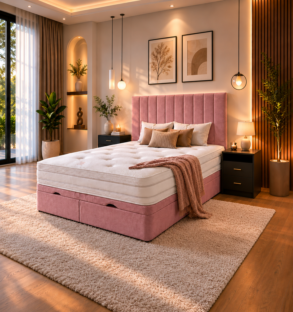 Verona Panel Ottoman Bed