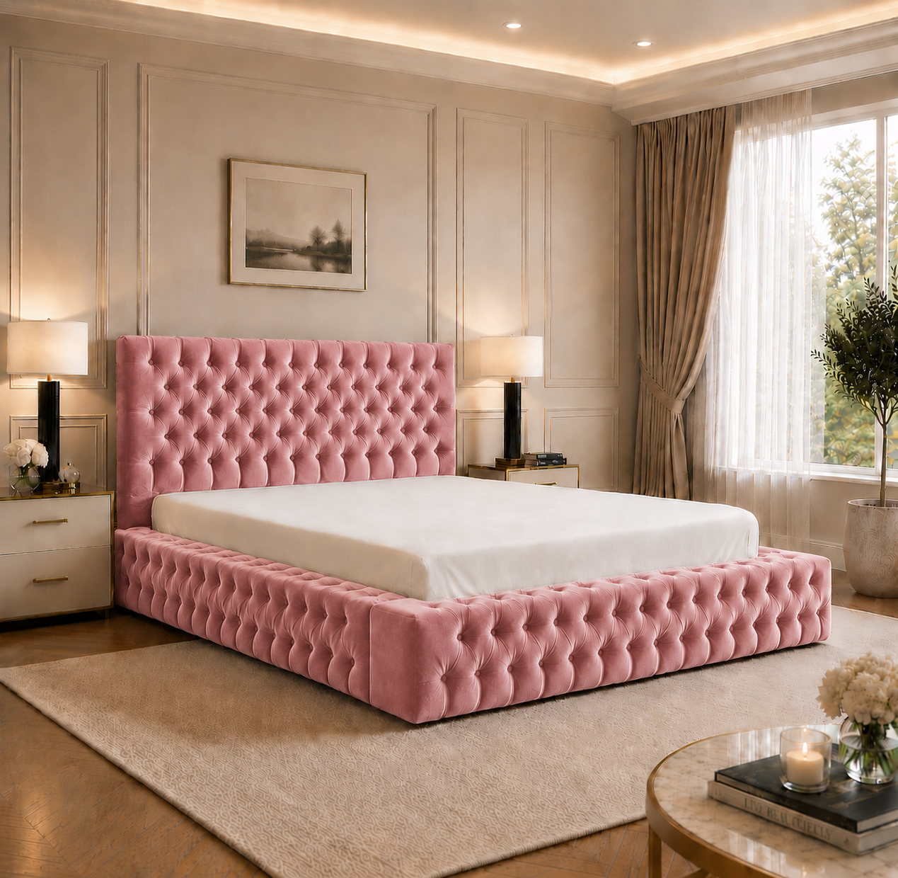 Ambassador Bedframe Plush Velvet