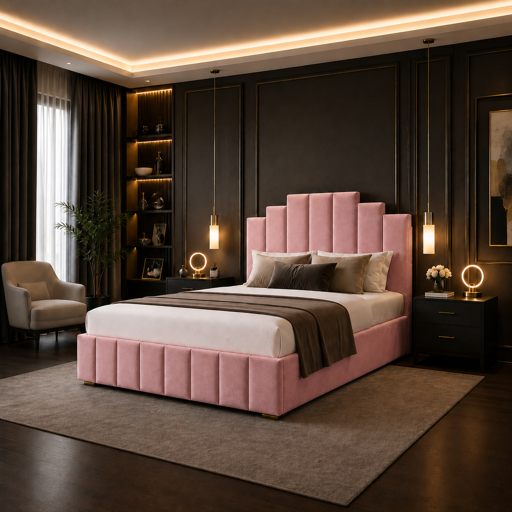 Skyline Bedframe Plush Velvet