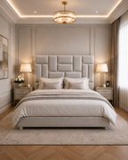 Luxury Pixel Plush Velvet Headboard only
