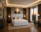 Cardoba Panel Ottoman Bed