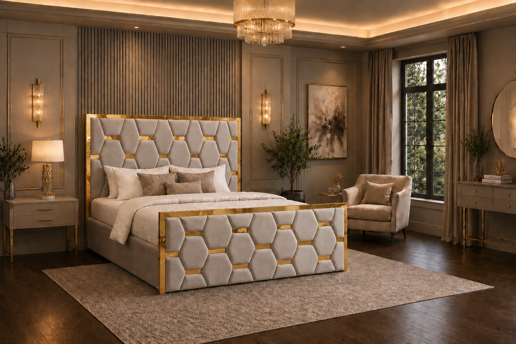 Valenza Bedframe Plush Velvet