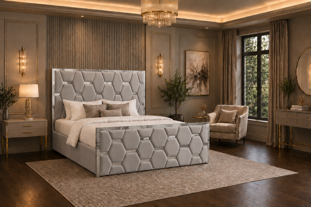 Valenza Bedframe Plush Velvet