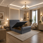 Sleigh Ottoman Bed