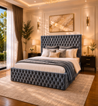 Luxury Isabella Bedframe Plush Velvet