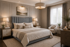 Windsor Panel  Plush Velvet Headboardonly