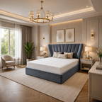 Kensington Panel Bedframe Plush Velvet