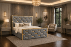 Valenza Bedframe Plush Velvet