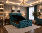 Monaco Ottoman Bed Chenille Fabric